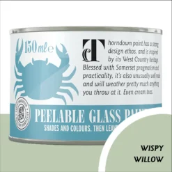 Thorndown Wispy Willow Peelable Glass Paint 150ml