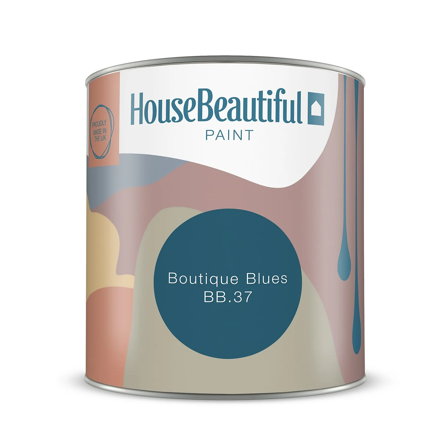 House Beautiful Durable Matt Emulsion Multi-Surface Paint Boutique Blues BB.37 Tester - 125ml House Beautiful Durable Matt Emulsion Multi-Surface Paint Boutique Blues BB.37 Tester - 125ml -Sandtex Shop 13419398 4494940992282161