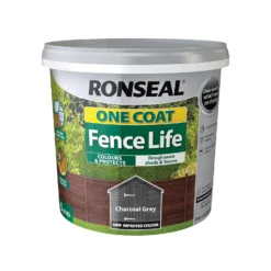 Ronseal One Coat Fence Life Charcoal Grey 5L 4 Ronseal One Coat Fence Life Charcoal Grey 5L -Sandtex Shop 13531571 1024934551534242