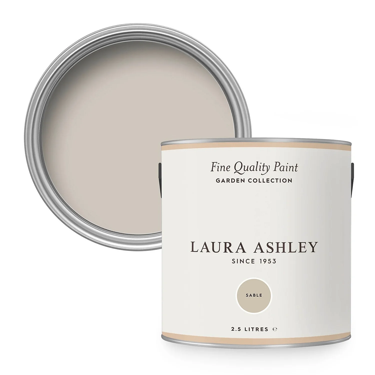 Laura Ashley Eggshell Garden Paint Sable - 2.5L Laura Ashley Eggshell Garden Paint Sable - 2.5L -Sandtex Shop 13694428 8944948045716384
