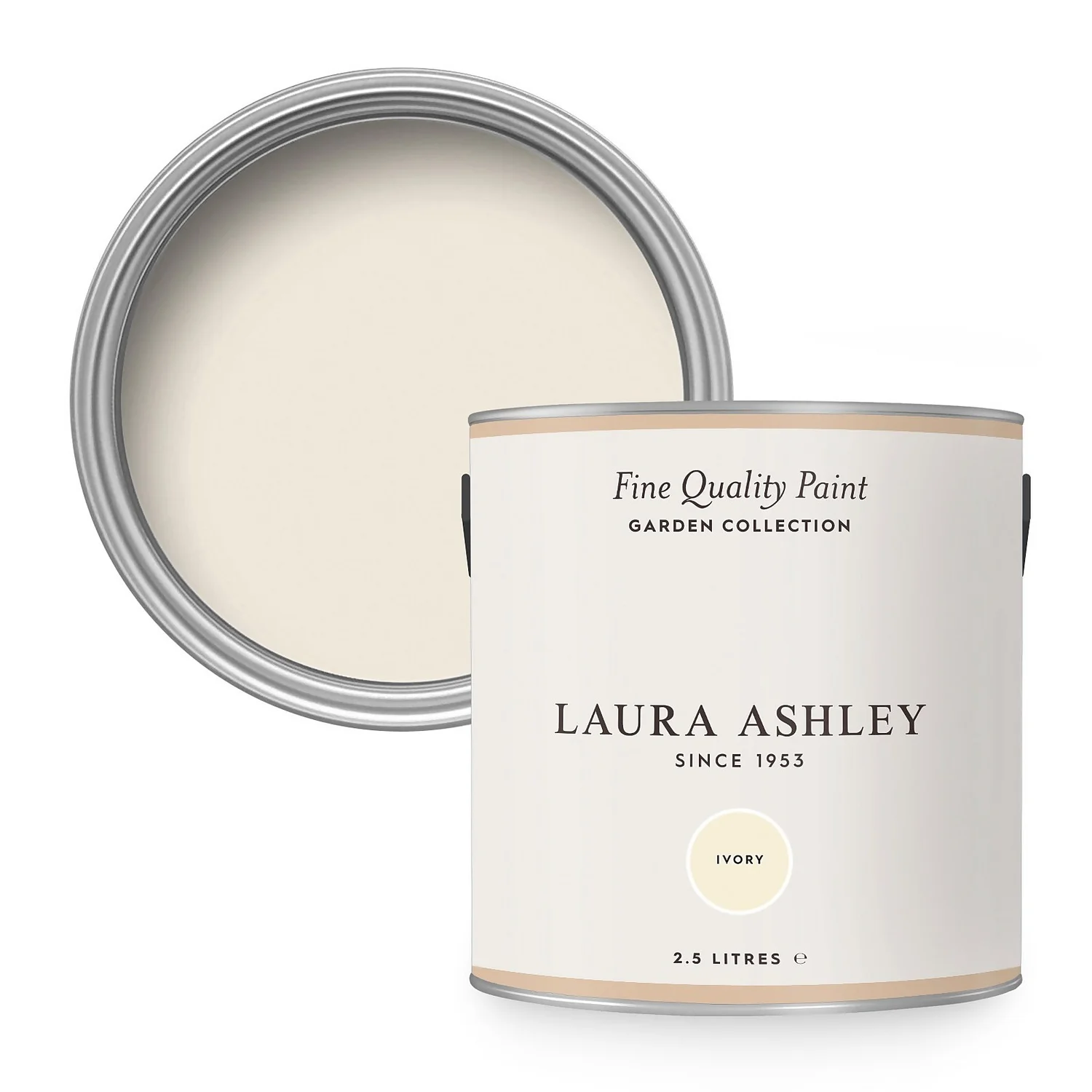 Laura Ashley Eggshell Garden Paint Ivory - 2.5L Laura Ashley Eggshell Garden Paint Ivory - 2.5L -Sandtex Shop 13737267 4104948035569280
