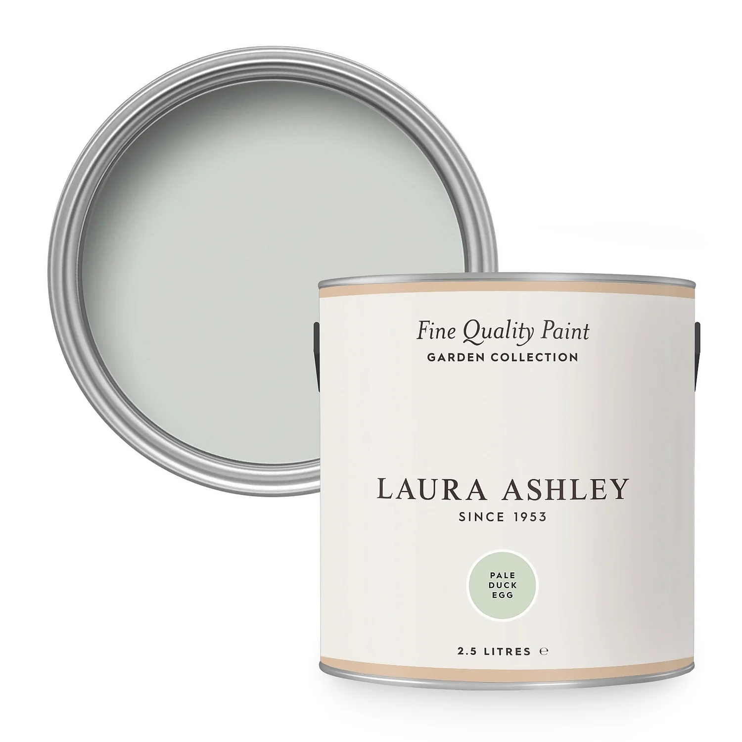 Laura Ashley Eggshell Garden Paint Pale Duck Egg - 2.5L Laura Ashley Eggshell Garden Paint Pale Duck Egg - 2.5L -Sandtex Shop 13737269 7414948035756015
