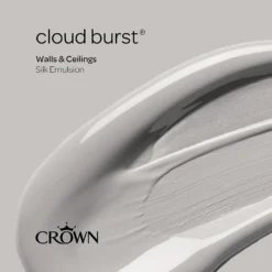 Crown Silk Emulsion Paint Cloud Burst - 5L -Sandtex Shop 13807092 1684964088577737