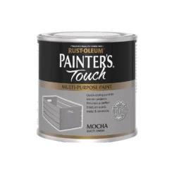 Rust-Oleum Painters Touch Matt Paint Mocha - 250ml -Sandtex Shop 14606444 9895053507128426