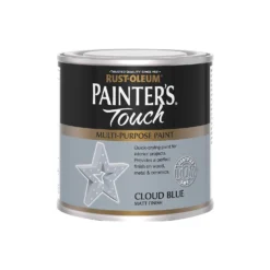 Rust-Oleum Painters Touch Matt Paint Cloud Blue - 250ml -Sandtex Shop 14606447 1845053507166991