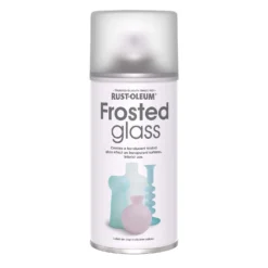 Rust-Oleum Frosted Glass Spray Paint Rose - 150ml -Sandtex Shop 14606468 4525053487310807