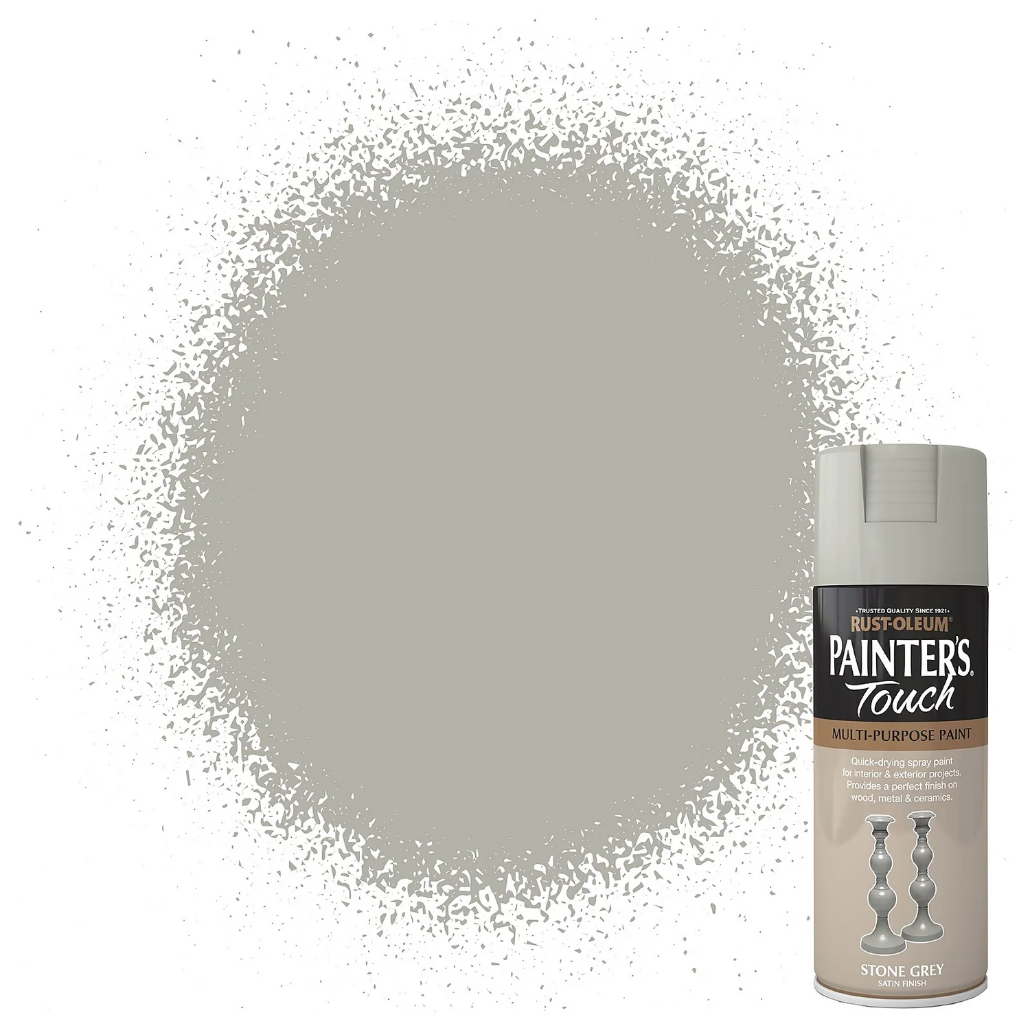 Rust-Oleum Painters Touch Paint Stone Grey - 400ml Rust-Oleum Painters Touch Paint Stone Grey - 400ml -Sandtex Shop 14606477 2095053506971268