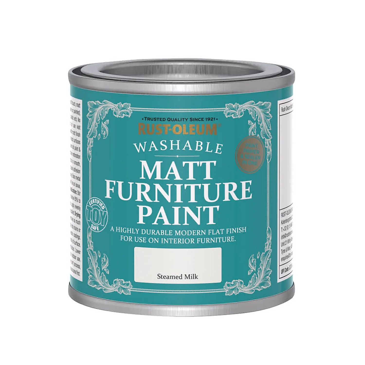 Rust-Oleum Matt Furniture Paint Steamed Milk - 125ml Rust-Oleum Matt Furniture Paint Steamed Milk - 125ml -Sandtex Shop 14606480 2115053509680274
