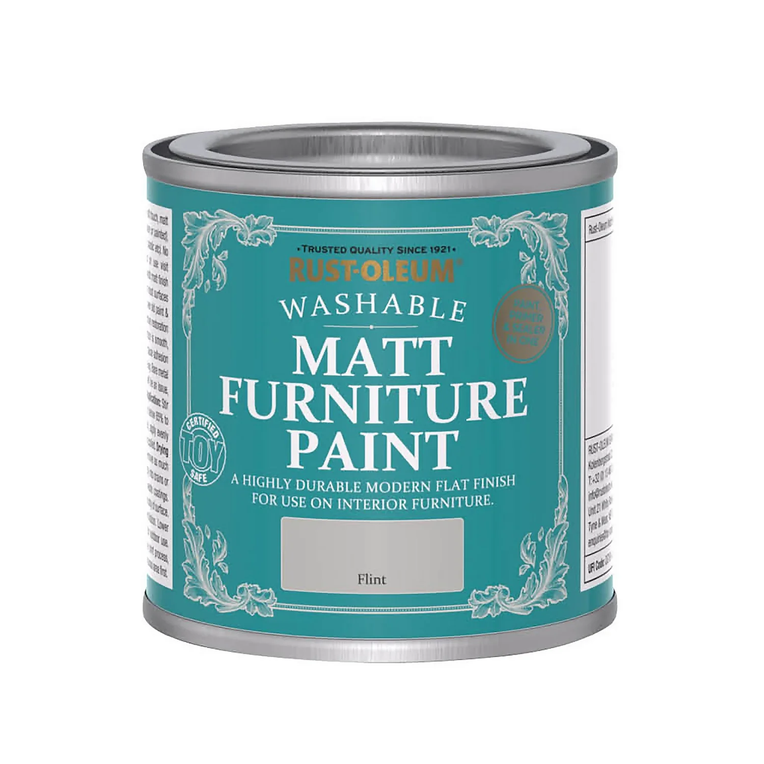 Rust-Oleum Matt Furniture Paint Flint - 125ml Rust-Oleum Matt Furniture Paint Flint - 125ml -Sandtex Shop 14606507 2105053512139731